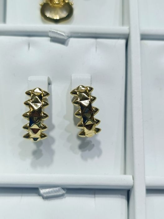 Тилла зирак, Золотые серьги, CARTIER Проба 585,вес 4,11 гр