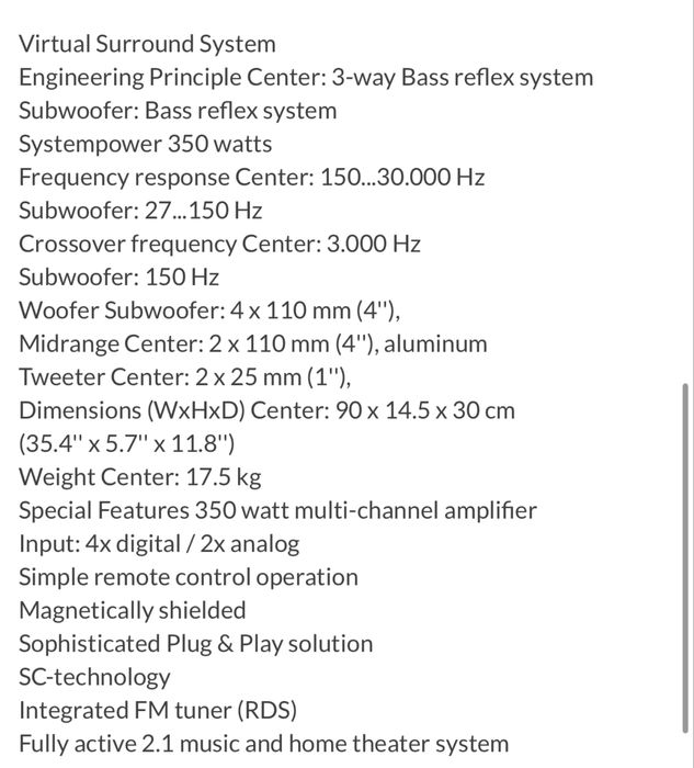 Canton dm 90.2 in stare buna