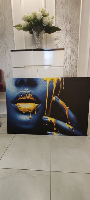 Tablou canvas Blue Pearl 100×70