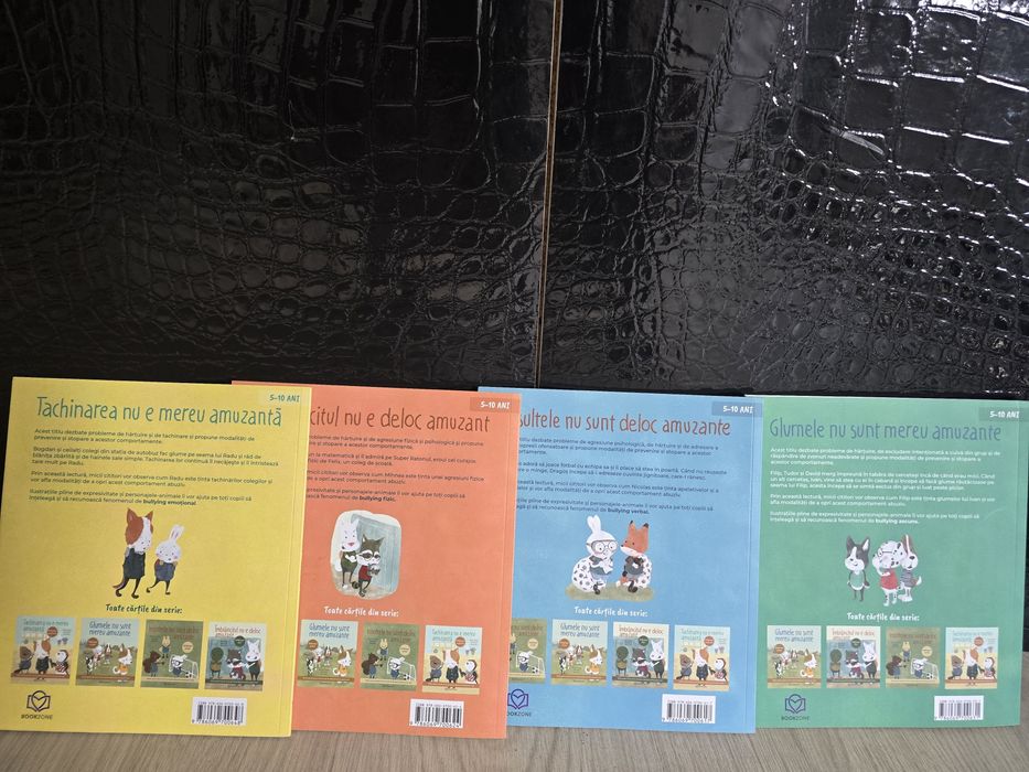 Cărți pentru 5-10 ani despre Bullying (verbal, emoțional, fizic și ascuns)