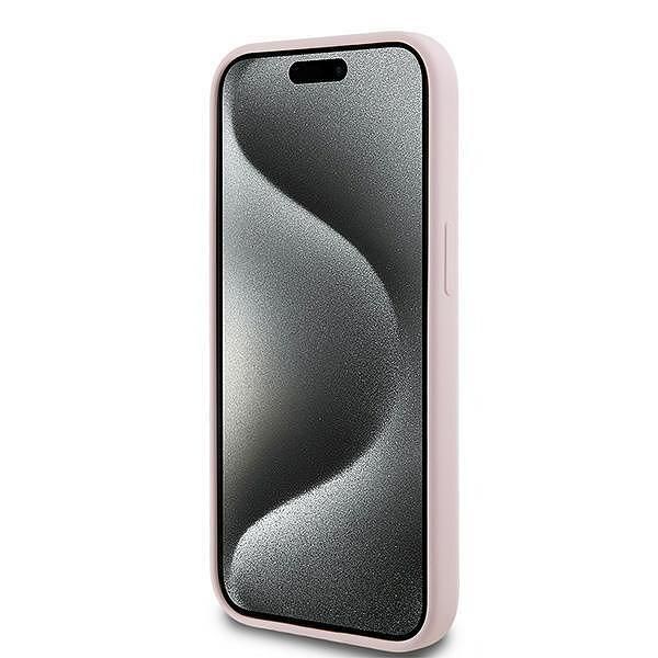 Karl lagerfeld klhmp15sskchpplp iphone 15 / 14 / 13 pink hardcase sili