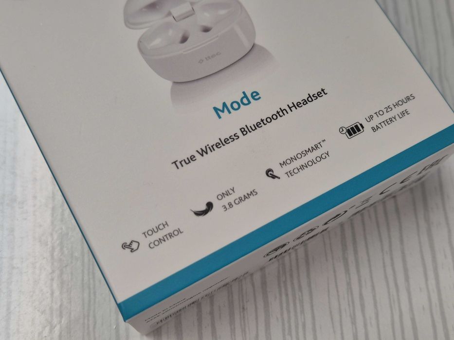 Безжични Слушалки ttec 2KM145B, TWS, Бели блутут Bluetooth slushalki