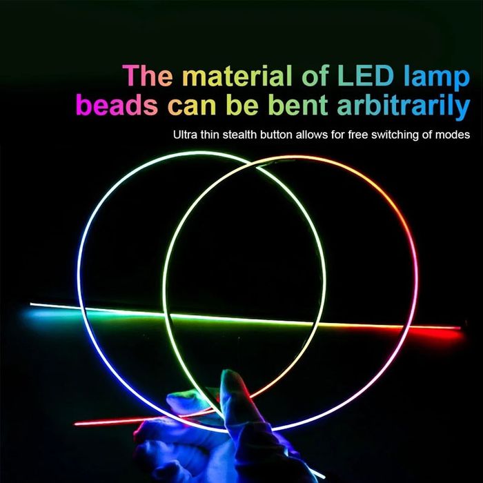 Kit Lumini Ambientale 4in1 Acrilice Benzi Symphony RGB Aplicatie USB