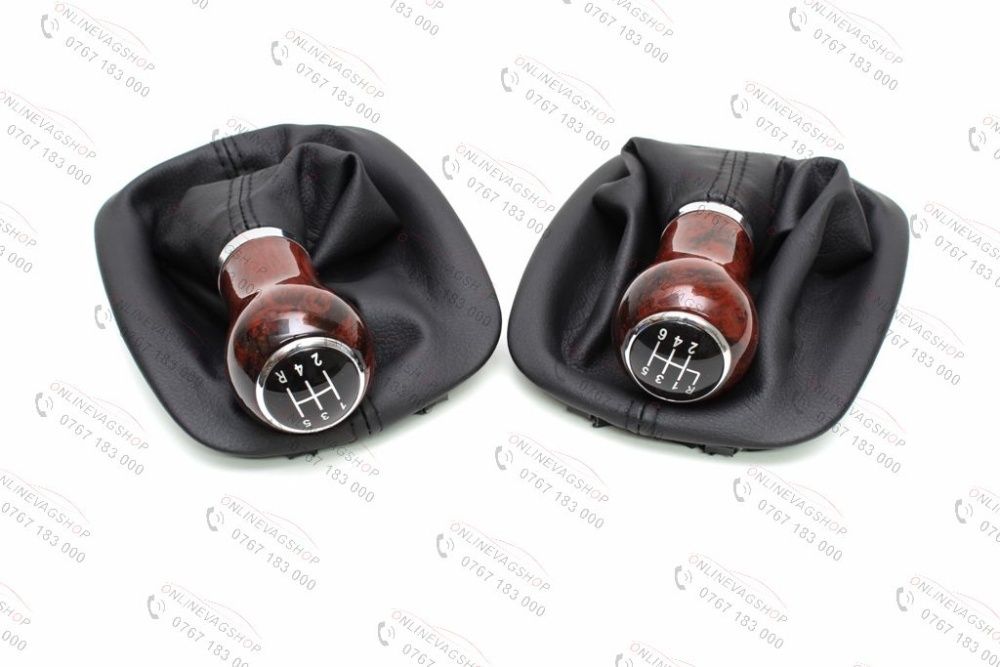 Manson negru/crem nuca schimbator Mahon pt VW Passat 3BG in 5/6 viteze
