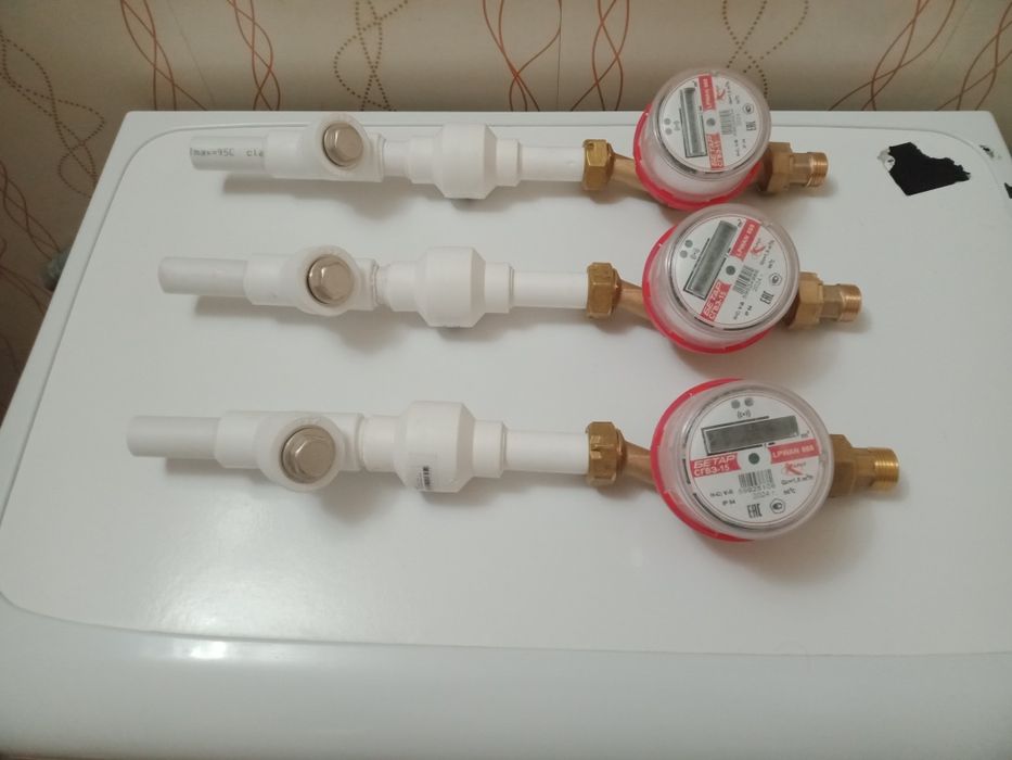 Счётчик воды новый