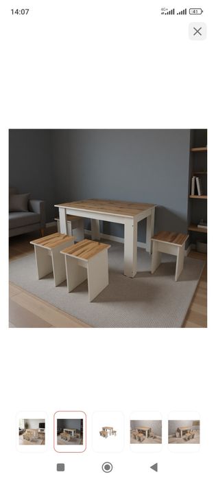 Стол  + 4 стулья