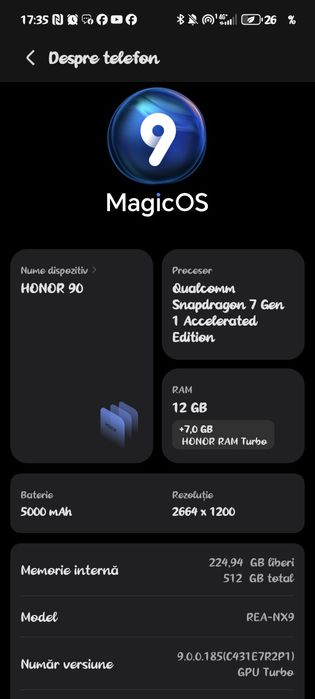 Honor 90 5G+ Utilizat