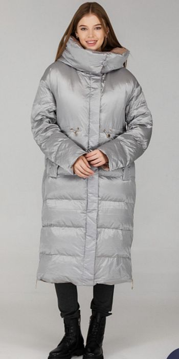 Пуховик легкий с капюшоном