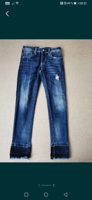 Blugi fetita firma ATIVO KIDS 128(7-8 ani) NOI