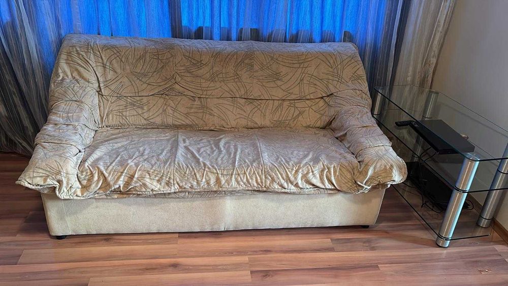 Комплект бежови дивани - двойка и тройка