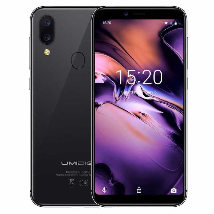 5.5" Смартфон UmiDigi A3 Dual SIM 16GB 12MP micro-SD Двойна камера