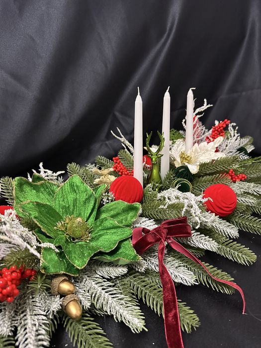 Aranjament masa craciun cadou