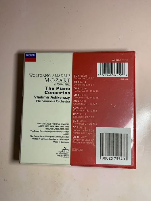 CD-uri cu muzică clasică