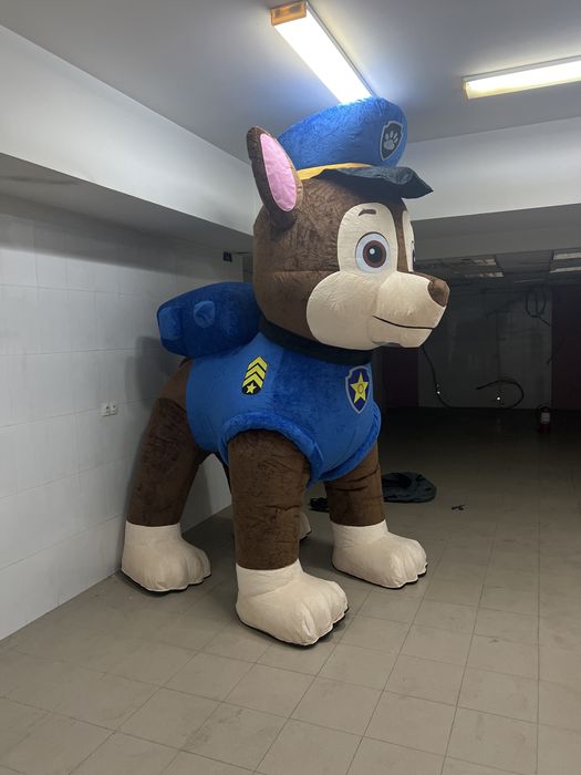 Vand mascota gonflabila câini de patrulă 2.6 m inaltime