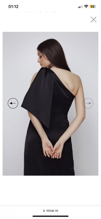 Rochie ocazie neagra MIZAR