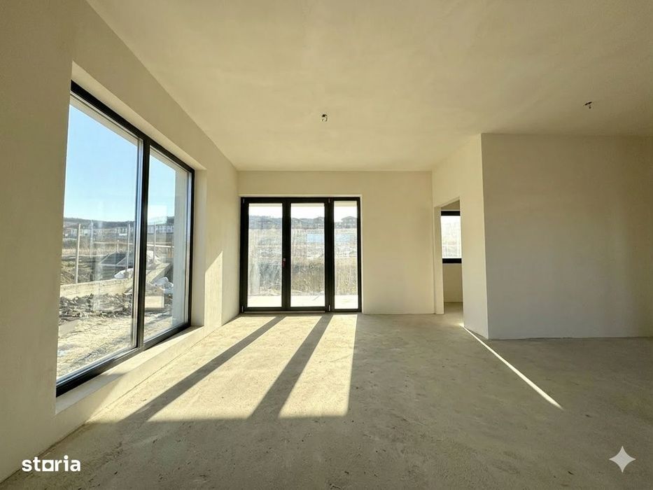 Casa individuala, 170 mp, finisata, pe un singur nivel, 300 mp curte,