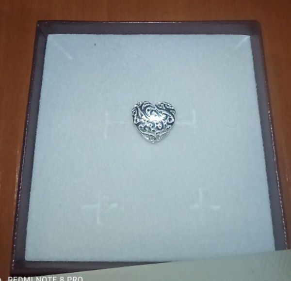 Серебряный шарм-подвеска