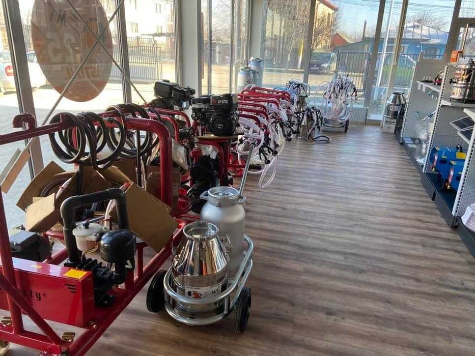 Aparat de muls vaci oi capre cu 1 2 4 6 posturi 1 2 bidoane- REDUCERI-