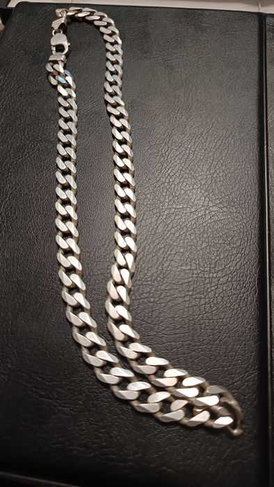 Мъжка СРЕБЪРНА огърлица 925 (ITALY)