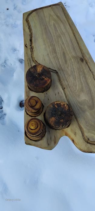 Дъска за Мезе със Солнички