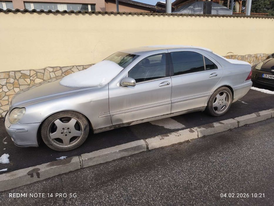 Мерцедес S500 на части