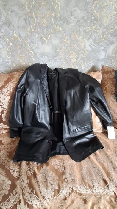 Кожанная куртка пиджак