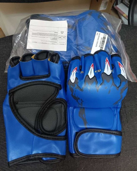 MMA ръкавици без пръсти Flexzion, боксови ръкавици MMA, кикбокс, карате, таекуондо, за възрастни