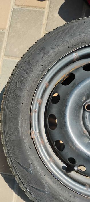 1 janta tabla 5jx14 ET 49, 4x100, R14 cu anvelopa 175/65 R14 82T