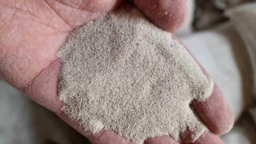 Кварцевый песок в мешках