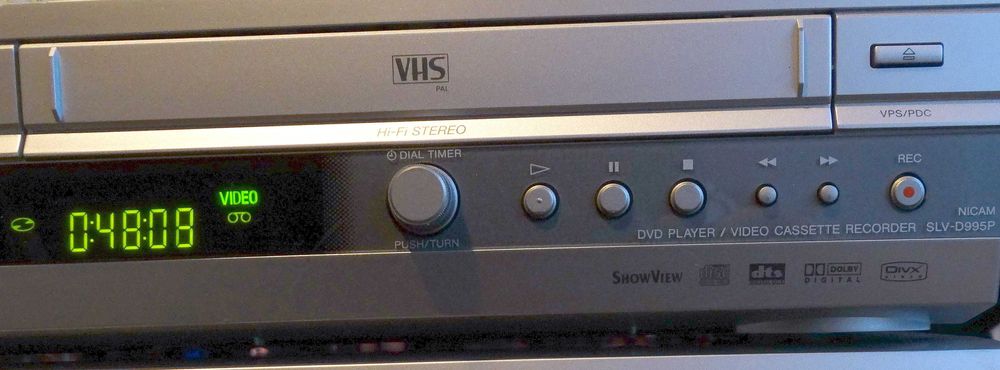 Videorecorder Sony SLV-D995P DVD Player , Hi-Fi Stereo -6 Head