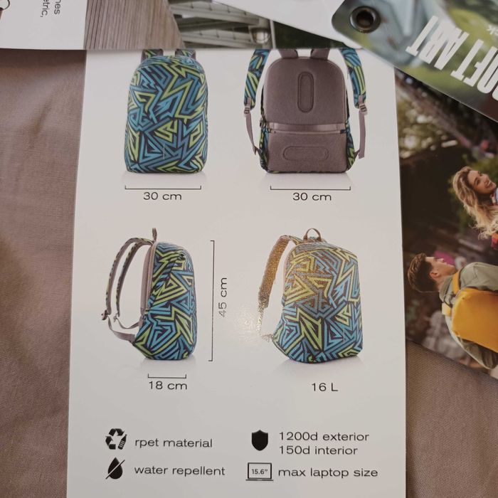 Раница лаптоп 15.6-   XD Design- нова