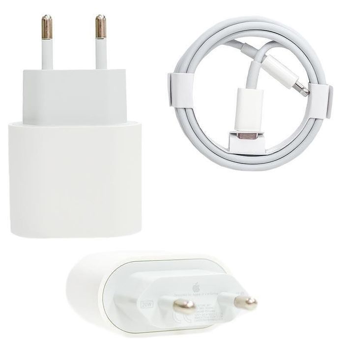 Оригинално зарядно за iPhone Apple Adaptor Charge Cable