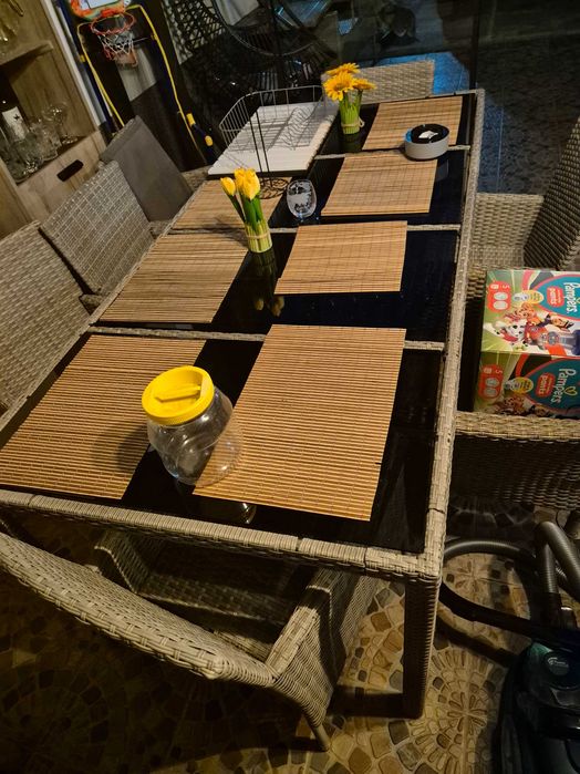 Masa gradina/terasa + 6 scaune