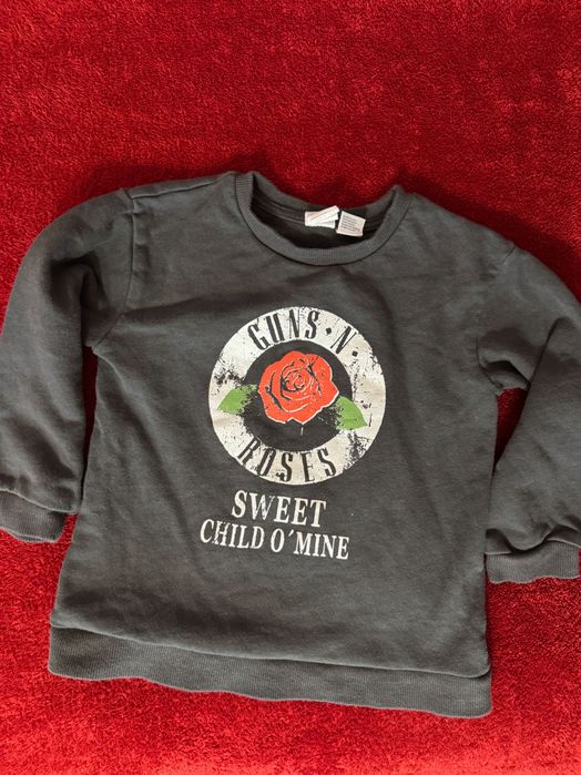 H&M Guns and Roses блуза за 3-4 години