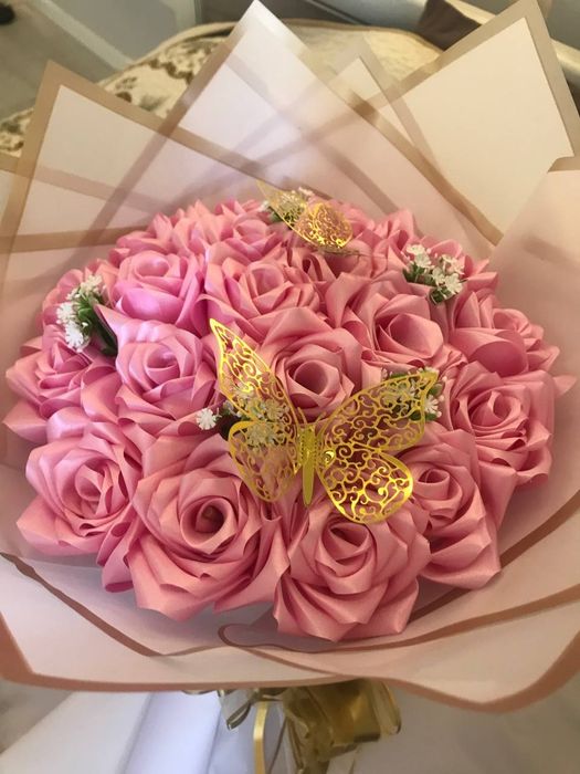 Букет из ленты 19 шт