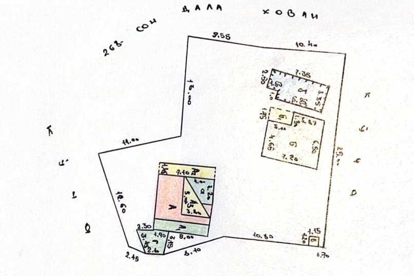 Дача на участке 6 соток в Чарваке