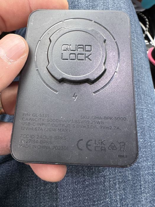 Quad lock baterie externa iphone