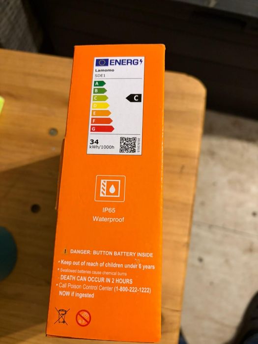 Bandă led COB 5M IP65 Waterproof, telecomandă + alimentator, lumină albă caldă