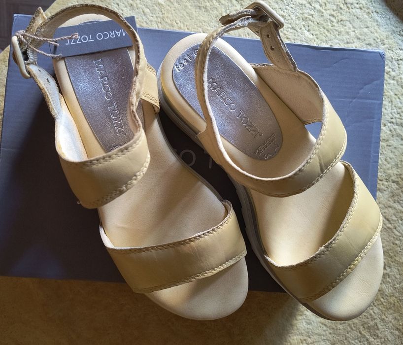 Нови сандали естествена кожа Marco Tozzi номер 36