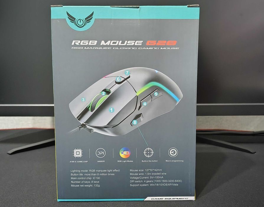 Игровая мышь ZERODATE G28