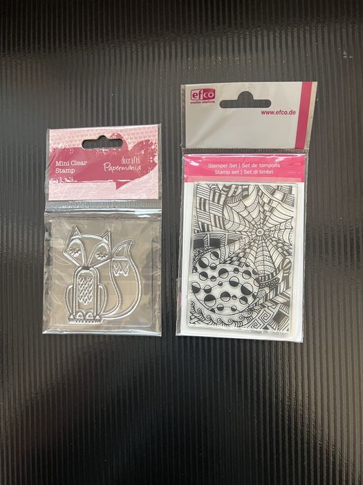 Set 2 stampile transparente