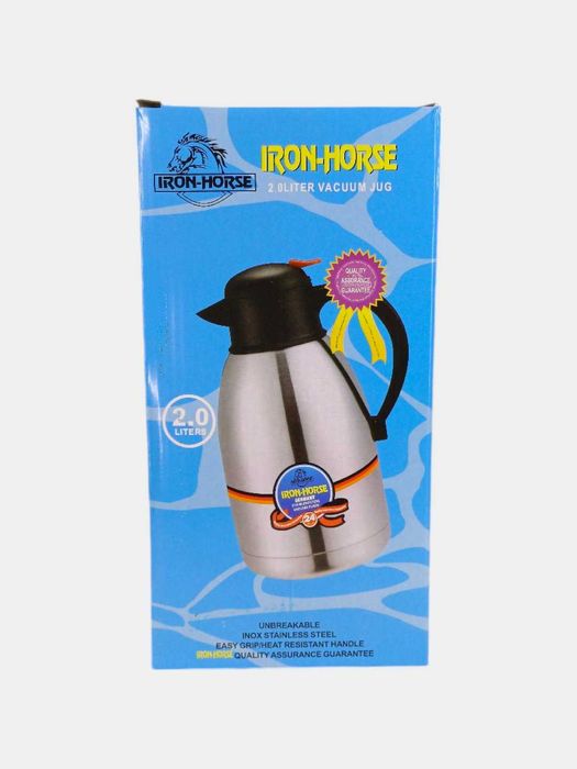 Termos choynak Iron horse, metalli, turistik, choy va qahva uchun, 2 l