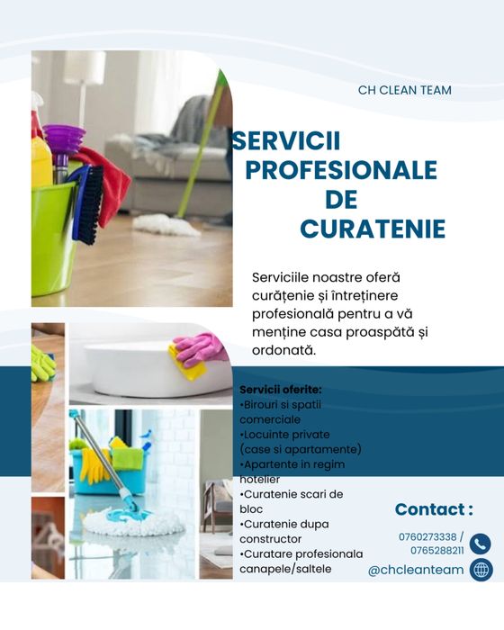 KFD CLEAN TEAM - Servicii de curatenie profesionala