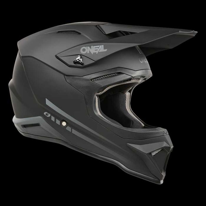 МотоКрос Каска O'NEAL 1SERIES Solid Black V.25 Размери: XS.L,XL