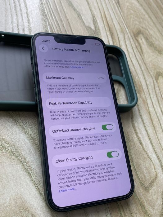iPhone 13 mini , 256 GB , Verde , 93 Bateria