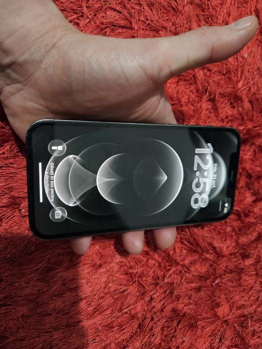 -Iphone 12Pro 128Gb 6Ram Black semne uzura stare peefecta functionare Bat: 78% doar telefonul nici o restrictie