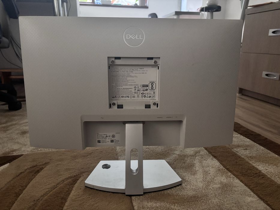 Monitor LED IPS Dell 23.8", Full HD (1920x1080), 75Hz, 4ms, AMD FreeSync™, FlickerFree, 2x HDMI, Jack, VESA, negru