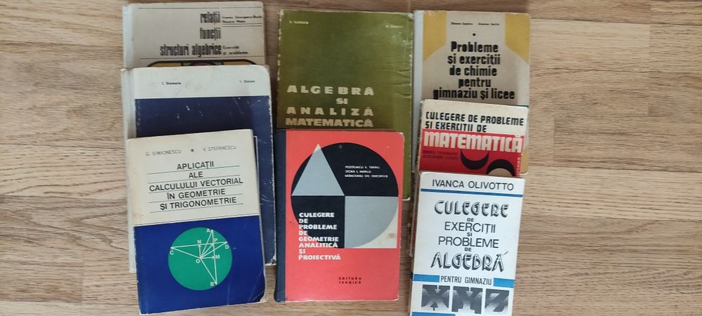 Diverse culegeri matematica, chimie