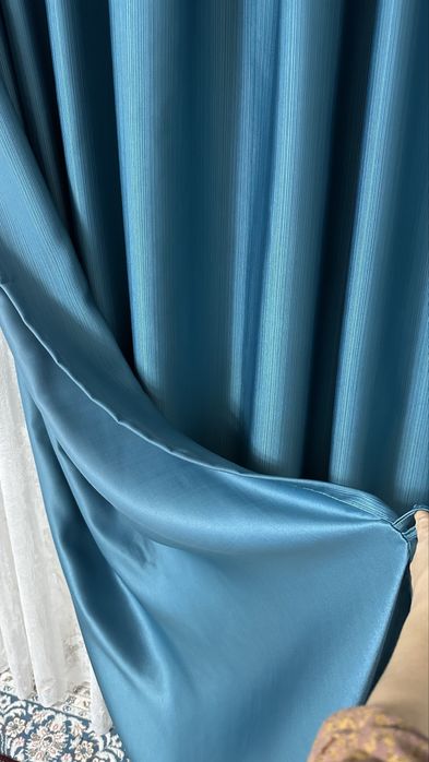 Штор двухстаронный 12 м. - тюль - 6м.