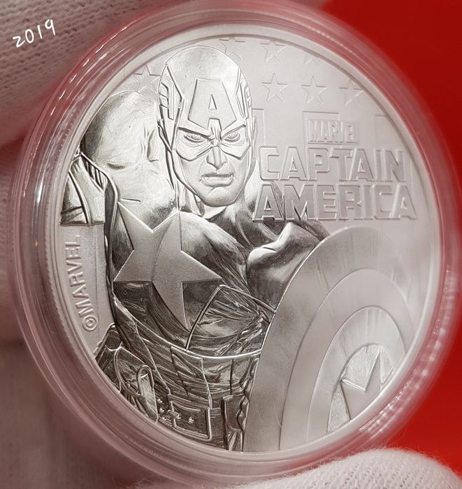 Supereroi Marvel DC Comics monede argint 999 lingou pur